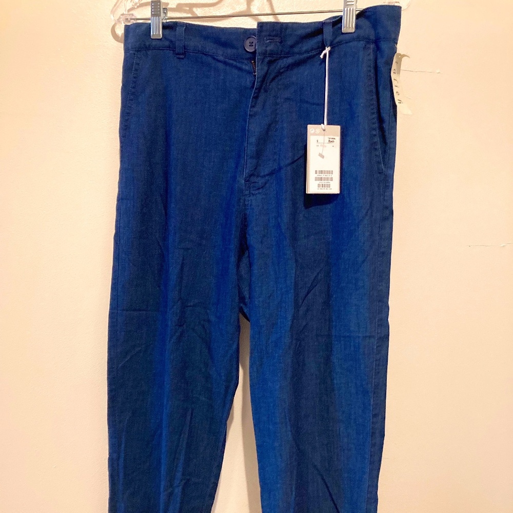 COS -NWT indigo linen pants size4